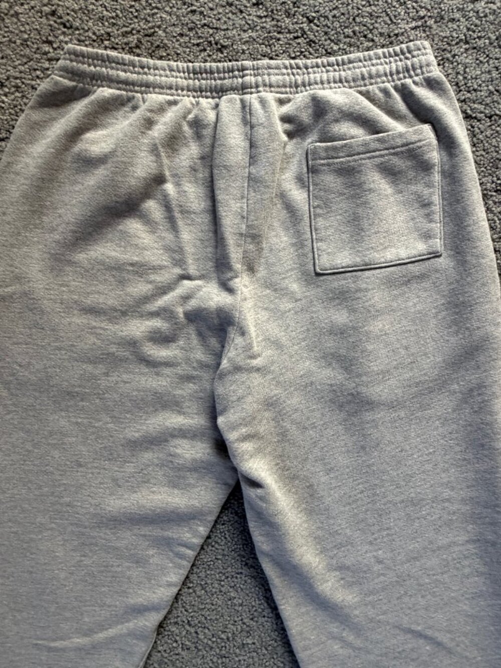 CHERRY LA - Straight-Leg Logo-Appliquéd Cotton-Jersey Sweatpants - Gray- Sz. XL - Picture 12 of 14